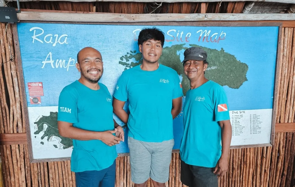 Restaurant at Katembe Private Island Raja Ampat