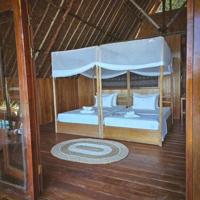 Deluxe Eco Over Water Bungalow - Katembe Private Island Raja Ampat