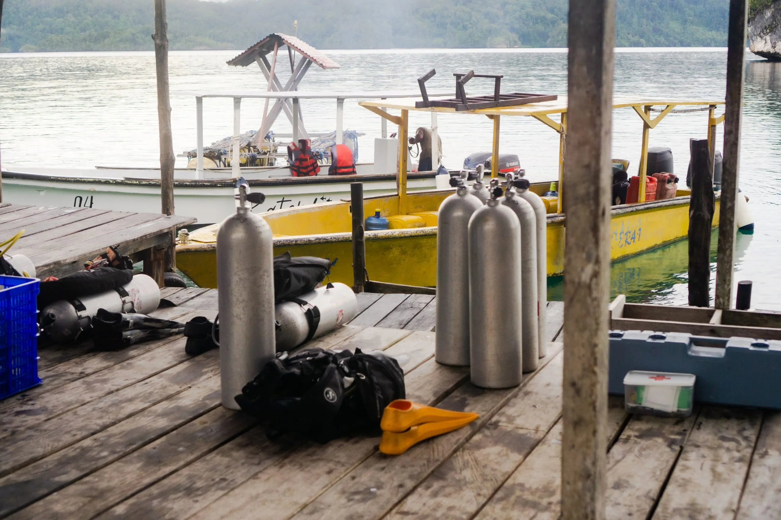 PADI Dive Center at Katembe Private Island Raja Ampat