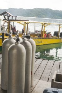 PADI Dive Center at Katembe Private Island Raja Ampat