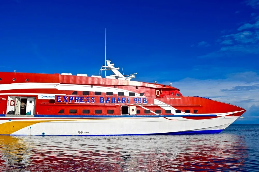 Ferry from Sorong to Wasai