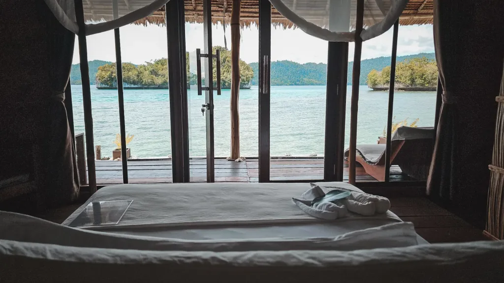 Experience true luxury at Katembe Private Island in Raja Ampat. Enjoy sustainable travel with coral reef restoration, eco-friendly bungalows, and nature-led rhythms for a peaceful, meaningful stay